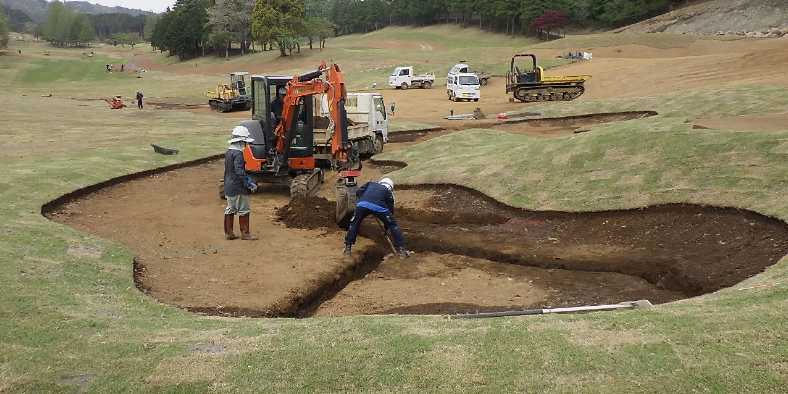 バンカー改修・砂入替